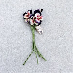 Vintage Czech Lovely Delphinium Millinery Flowers